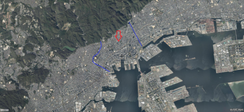 ２つの川の間に居留地の許可が出ましたが、残ったのは30棟ほど